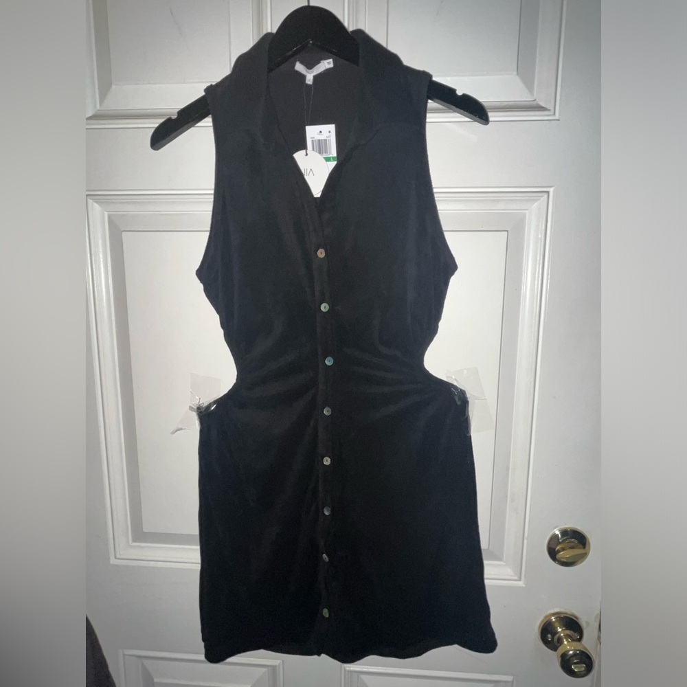 Towel open back dress